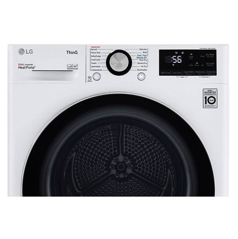 4.2 cu.ft. 24'' Compact Front LED Display with Dial-A-Cycle, Winkle Care, Ventless condensing system, White