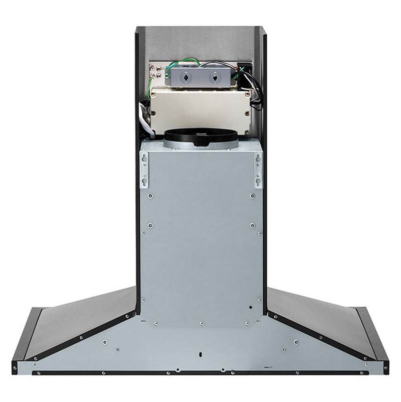 LG 30'' Wall Mount Chimney Hood, Black Stainless Steel