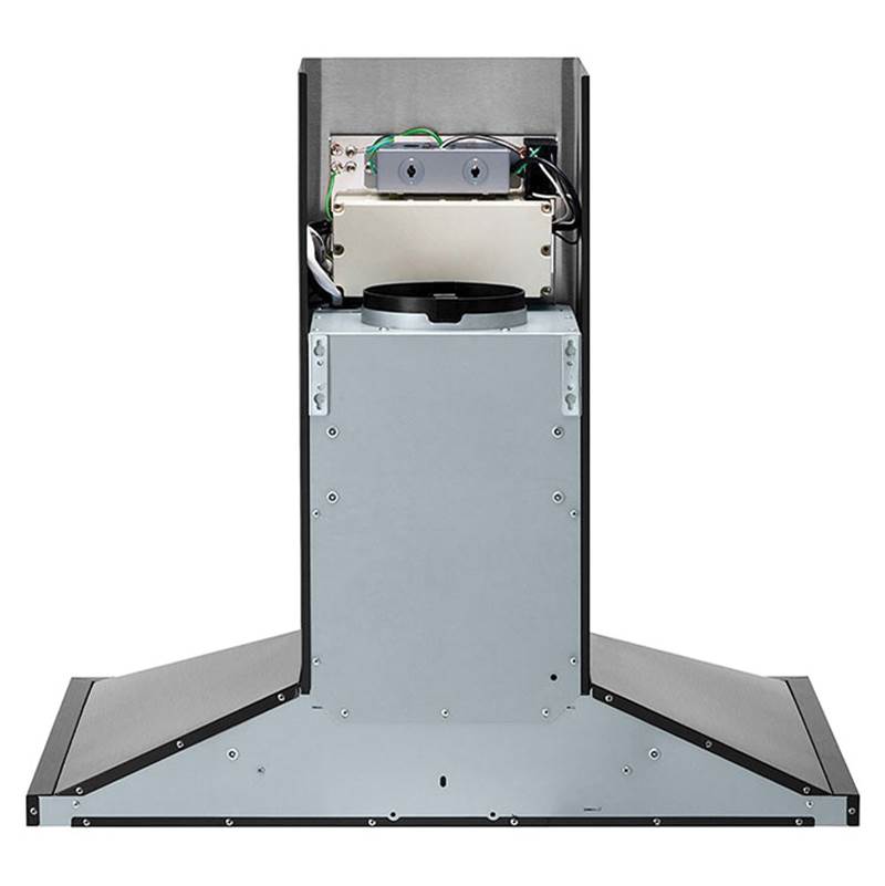 LG 36'' Wall Mount Chimney Hood, Black Stainless Steel