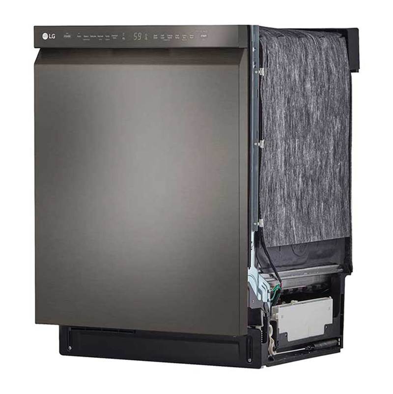 Front Control with Pocket Handle, 48 dB, QuadWash, Dynamic Dry, 3rd Rack, EasyRack Plus, PrintProof Black Stainless Steel