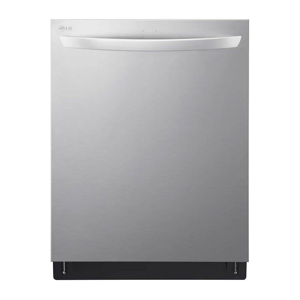 LG Appliances - Top Control with Towel Bar, TrueSteam, 46 dB, Smart Wi-Fi, QuadWash, Dynamic Dry, 3rd Rack, PrintProof Stainless Steel - Stainless Steel