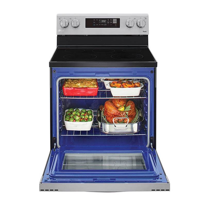 6.3 cu ft. Smart Wi-Fi Enabled Electric Range with EasyClean