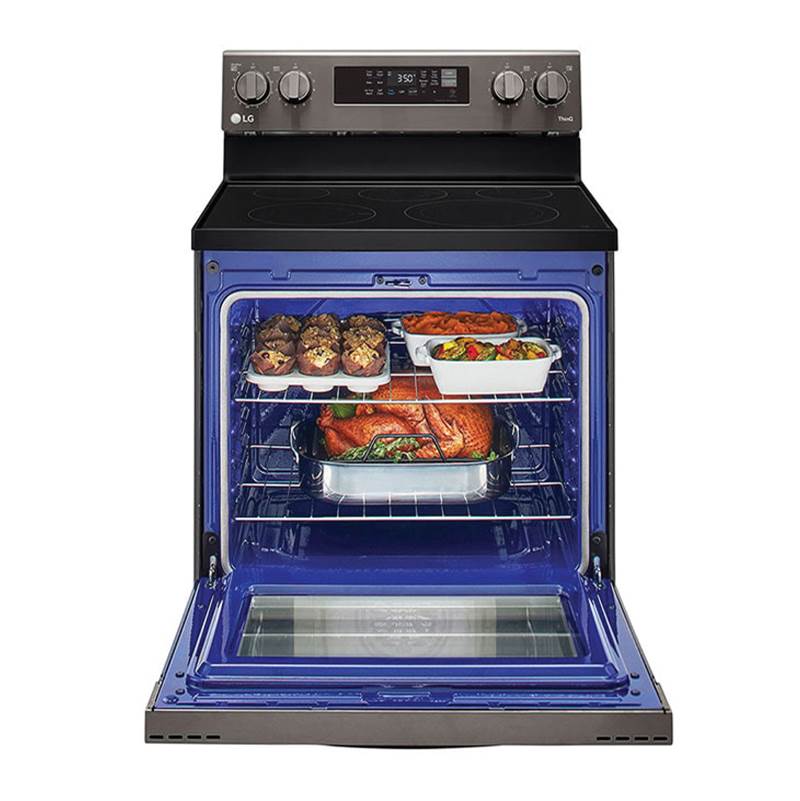 6.3 cu ft. Smart Wi-Fi Enabled Fan Convection Electric Range with Air Fry and EasyClean