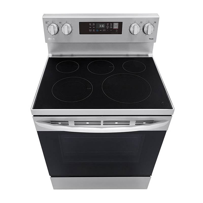6.3 cu ft. Smart Wi-Fi Enabled Fan Convection Electric Range with Air Fry and EasyClean