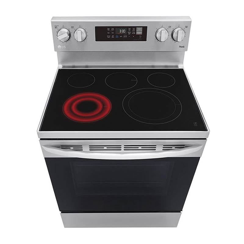 6.3 cu ft. Smart Wi-Fi Enabled Fan Convection Electric Range with Air Fry and EasyClean