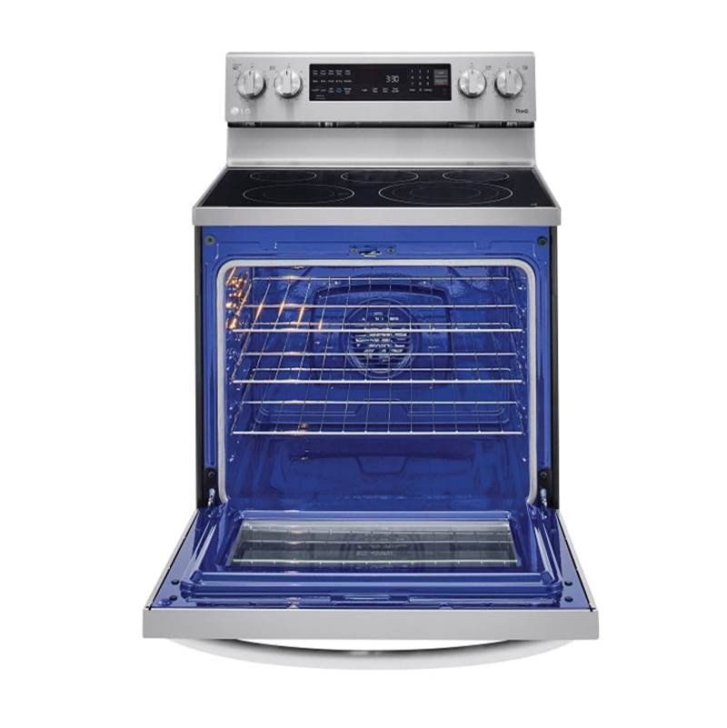6.3 cu ft. Smart Wi-Fi Enabled True Convection InstaView Electric Range with Air Fry