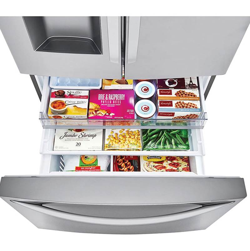 30 cu.ft. 3-Door French Door, InstaView DID, Dual Ice: CraftIce, Measure Fill, PrintProof Stainless Steel