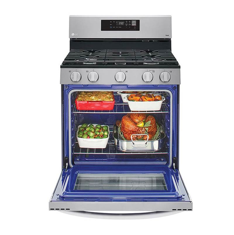 5.8 cu ft. Smart Wi-Fi Enabled Gas Range with EasyClean