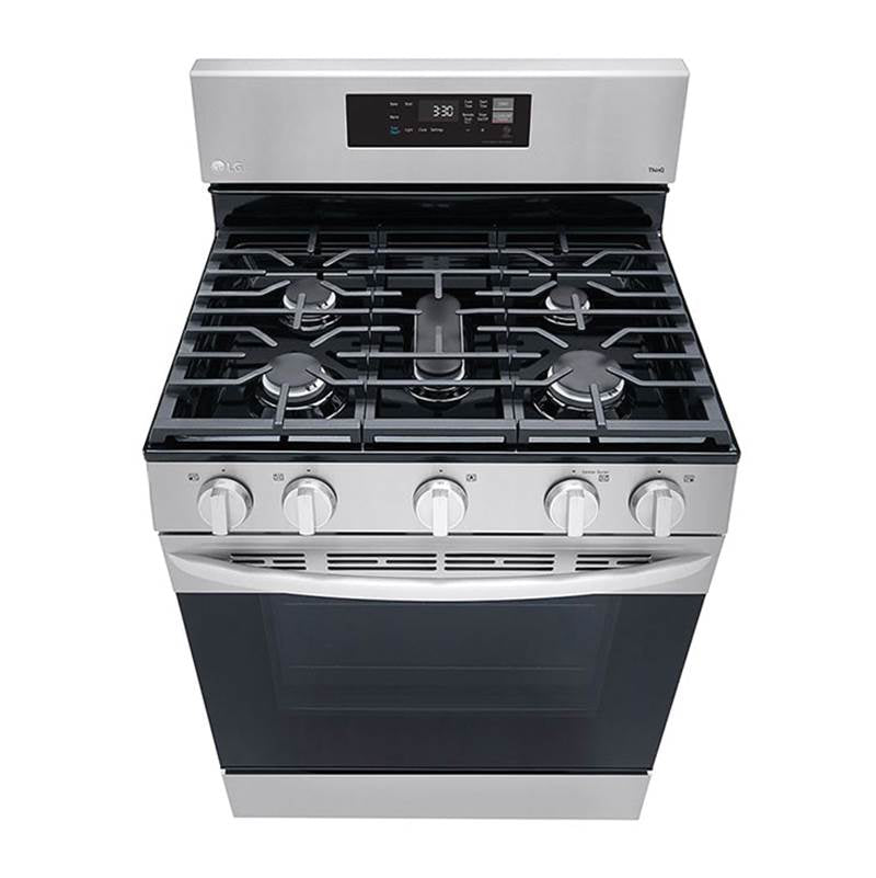 5.8 cu ft. Smart Wi-Fi Enabled Gas Range with EasyClean