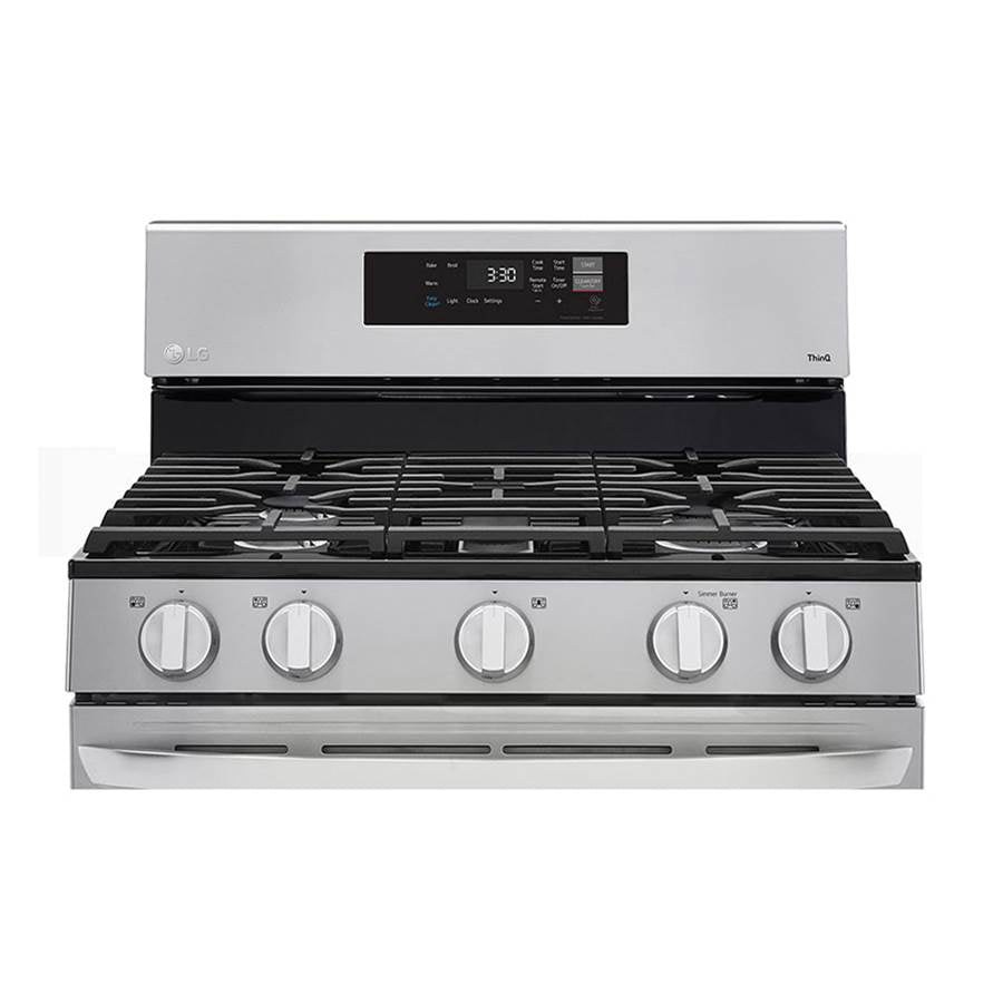 5.8 cu ft. Smart Wi-Fi Enabled Gas Range with EasyClean
