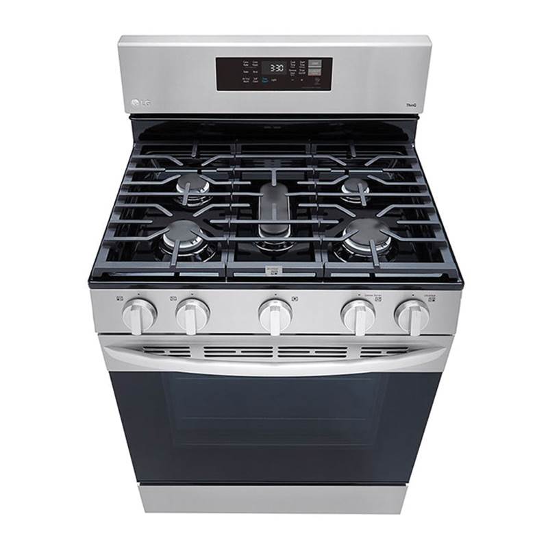 5.8 cu ft. Smart Wi-Fi Enabled Fan Convection Gas Range with Air Fry and EasyClean