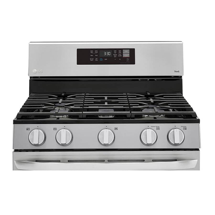 5.8 cu ft. Smart Wi-Fi Enabled Fan Convection Gas Range with Air Fry and EasyClean