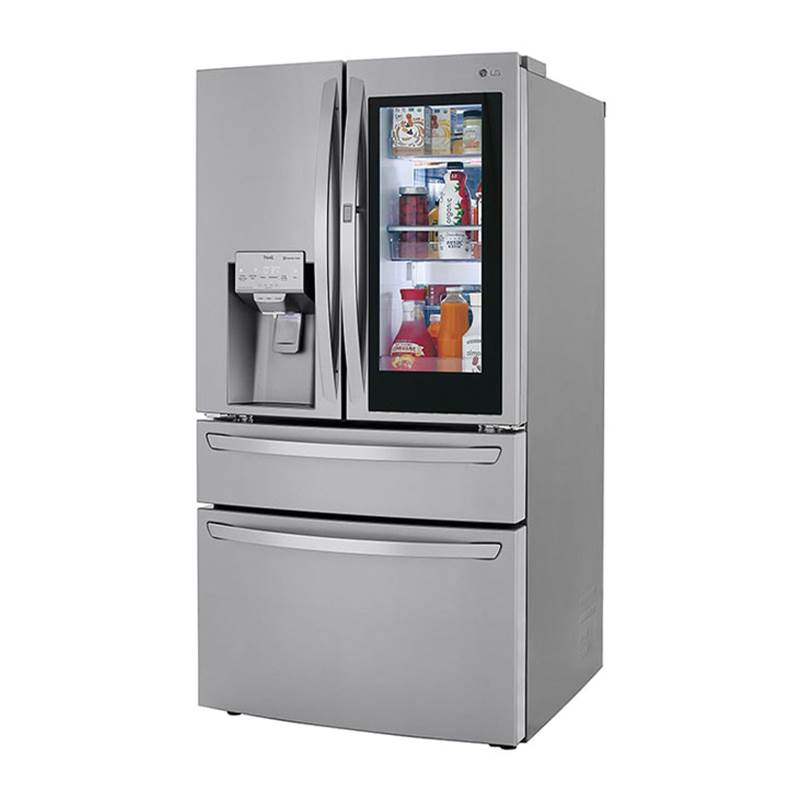 23 cu.ft. 4-Door French Door, Counter Depth, InstaView Door-in-Door, Fully Convertible Drawer, PrintProof Black Stainless Steel