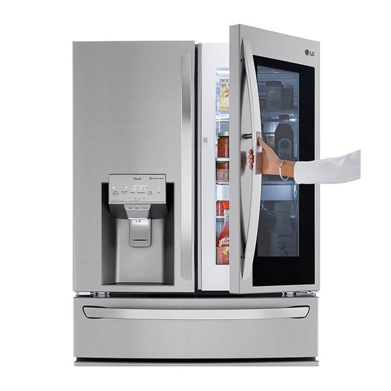 23 cu.ft. 4-Door French Door, Counter Depth, InstaView Door-in-Door, Fully Convertible Drawer, PrintProof Black Stainless Steel