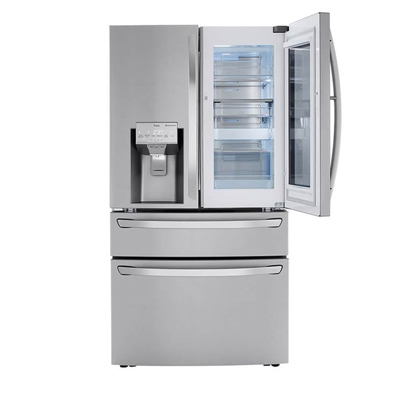 30 cu.ft. 4-Door French Door, InstaView Door-in-Door, Fully Convertible Drawer, PrintProof Stainless Steel