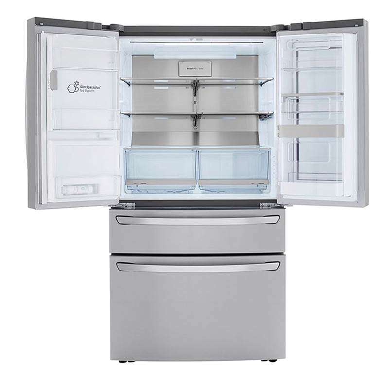 30 cu.ft. 4-Door French Door, InstaView Door-in-Door, Fully Convertible Drawer, PrintProof Stainless Steel