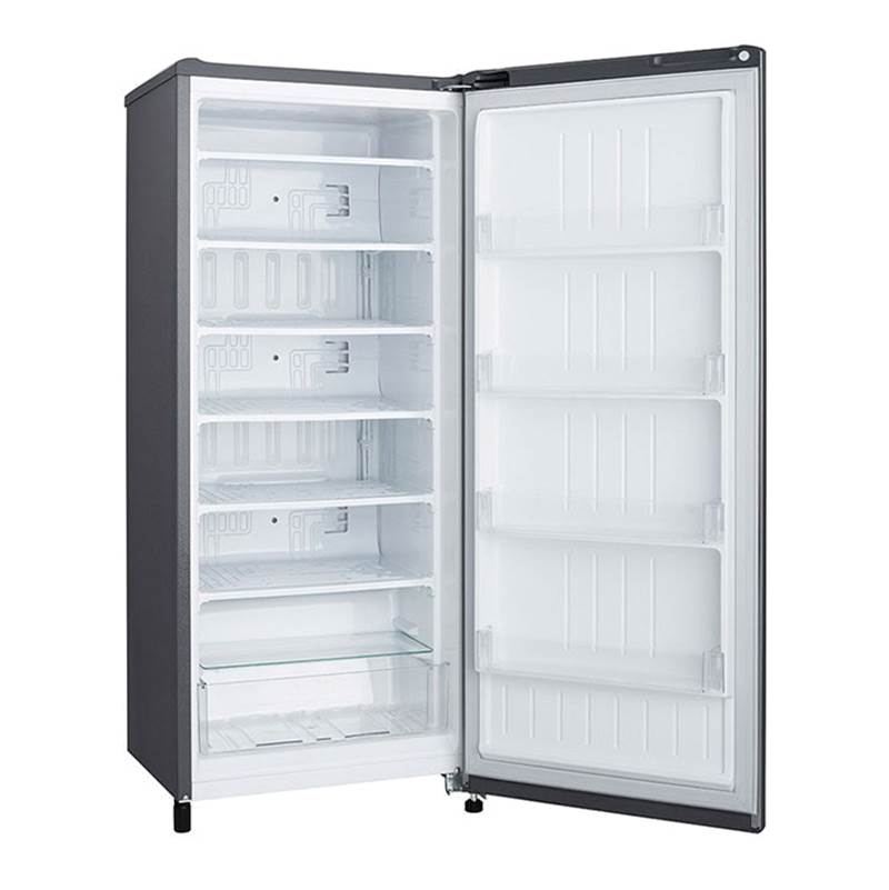 6 cu.ft. 20'' Width, Single Door Freezer, Print Proof Silver