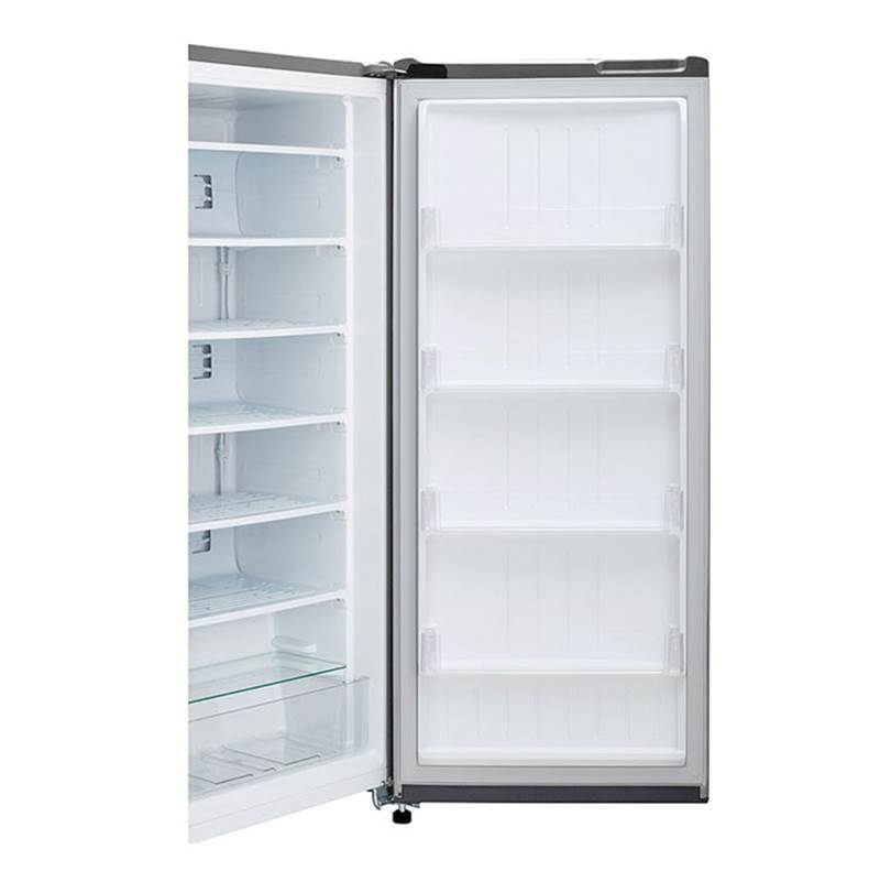 6 cu.ft. 20'' Width, Single Door Freezer, Print Proof Silver