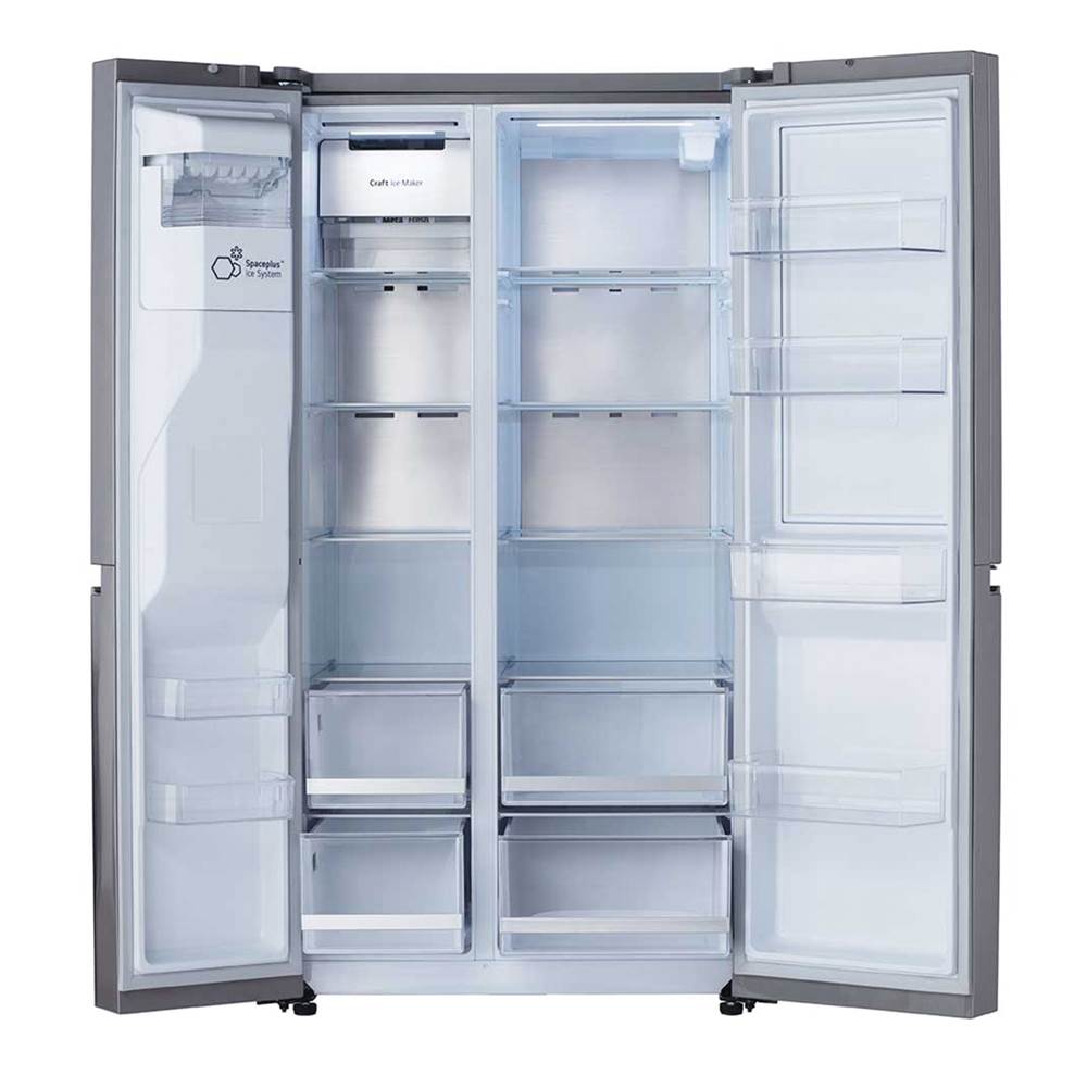 Side By Side Refrigerator, 27 cu-ft, Door-in-Door, Dual Ice Maker with Craft Ice, PrintProof Stainless Steel