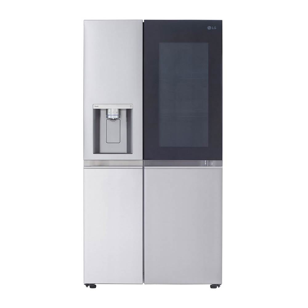 Side By Side Refrigerator, 27 cu-ft, InstaView Only, Dual Ice Maker with Craft Ice, PrintProof Black Stainless Steel