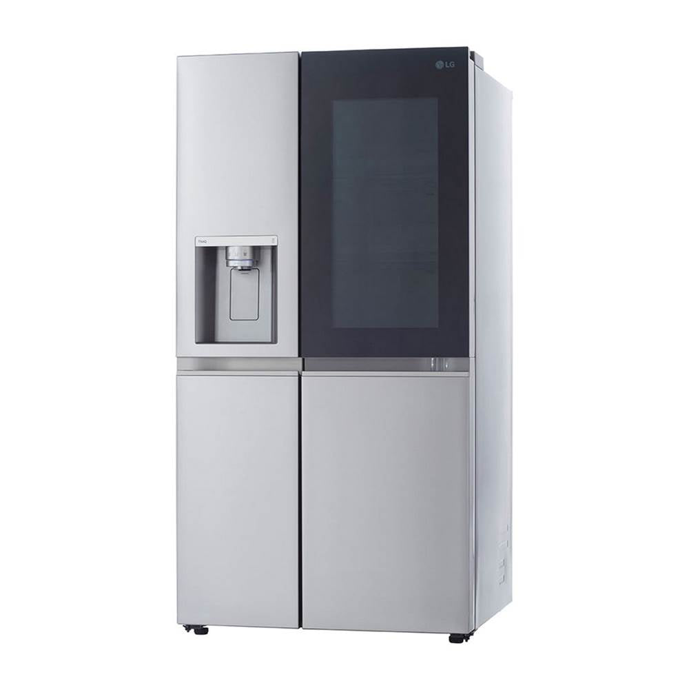 Side By Side Refrigerator, 27 cu-ft, InstaView Only, Dual Ice Maker with Craft Ice, PrintProof Black Stainless Steel