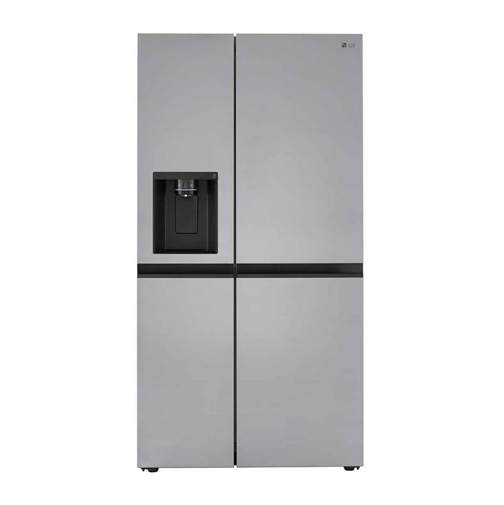 LG Appliances - Side By Side Refrigerator, 27 cu-ft, External Ice and Water Dispenser, Print Proof Stainless Steel - Stainless Steel