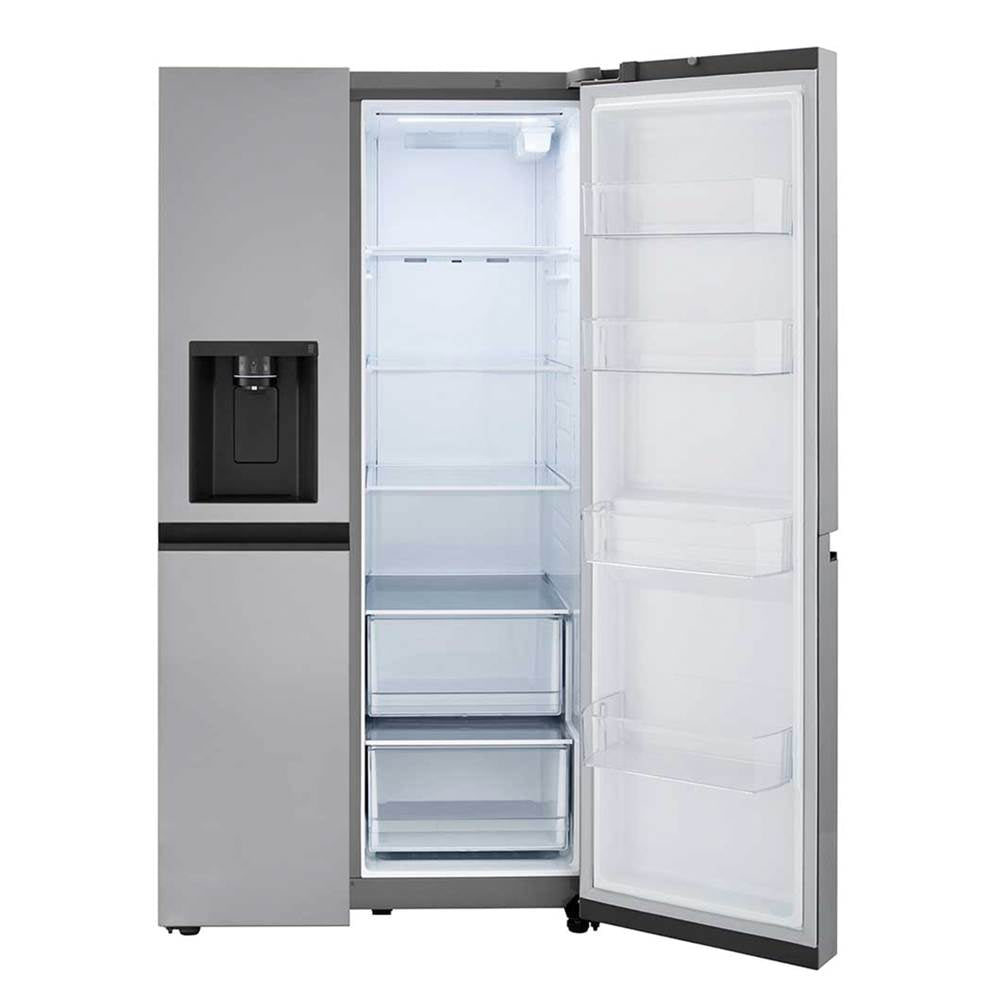 Side By Side Refrigerator, 27 cu-ft, External Ice and Water Dispenser, Print Proof Stainless Look