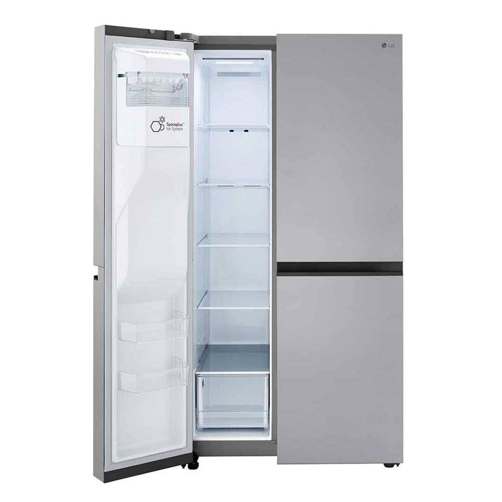 Side By Side Refrigerator, 27 cu-ft, External Ice and Water Dispenser, Print Proof Stainless Look