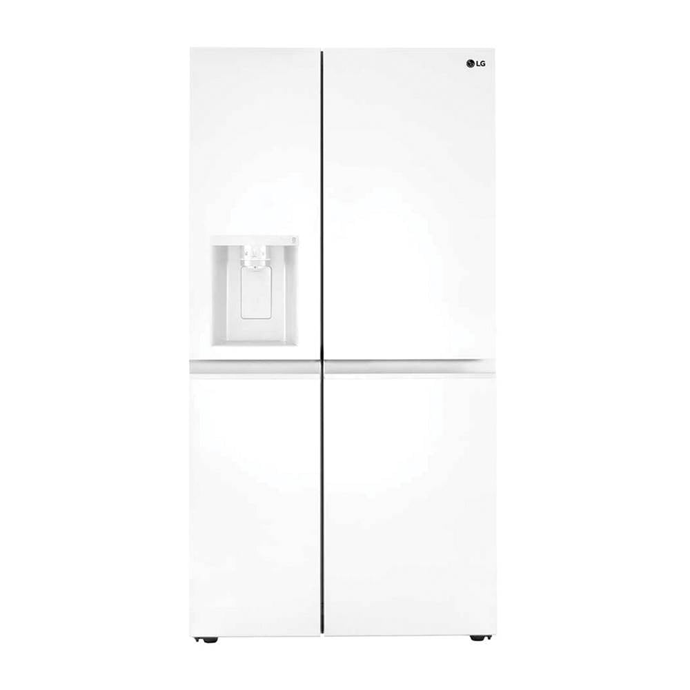 LG Appliances - Side By Side Refrigerator, 27 cu-ft, External Ice and Water Dispenser, Smooth White Finish - Smooth White
