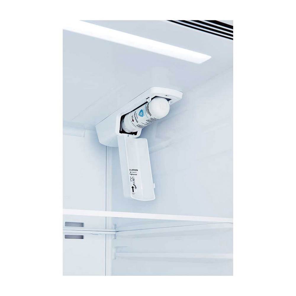 Side By Side Refrigerator, 27 cu-ft, External Ice and Water Dispenser, Print Proof Stainless Steel
