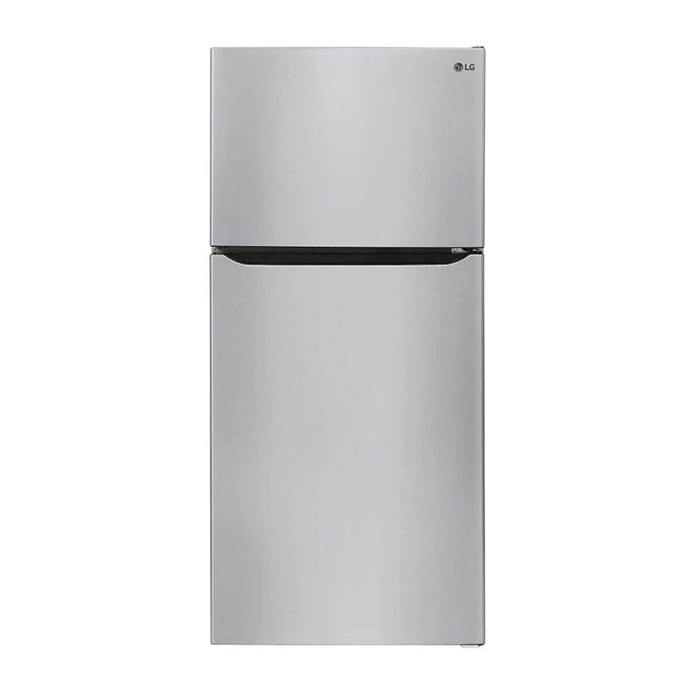 LG Appliances - Top Freezer, 24 cu-ft, Internal Water Dispenser, Icemaker Ready, PrintProof Stainless Steel - Stainless Steel