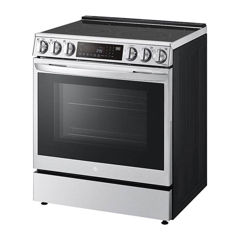 ADA Compliant, 6.3 cu.ft. Electric Single Oven Slide-in Range, Instaview, Air Fry, ProBake Convection, Printproof Stainless Steel