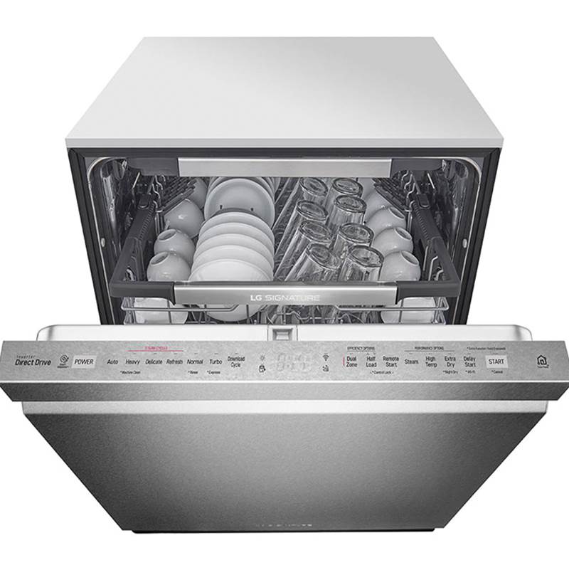 LG SIGNATURE Top Control Smart Wi-Fi Enabled Dishwasher with TrueSteam and QuadWash
