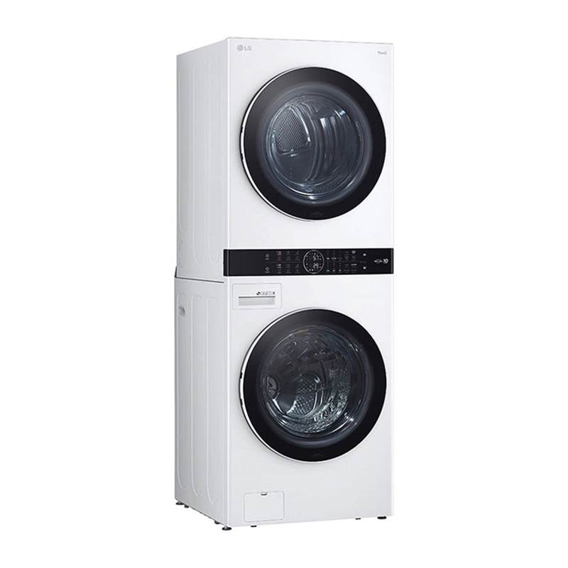 4.5 cu.ft. Washer, 7.4 cu.ft. Electric Dryer, Washtower with Center Control, TurboWash360 and TurboSteam, Black Steel