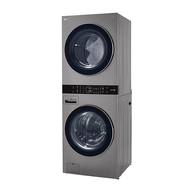 4.5 cu.ft. Washer, 7.4 cu.ft. Gas Dryer, Washtower with Center Control, Graphite