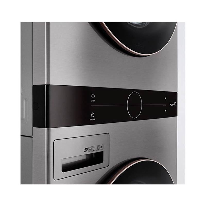 4.5 cu.ft. Washer, 7.4 cu.ft. Gas Dryer, Washtower with Center Control, Graphite