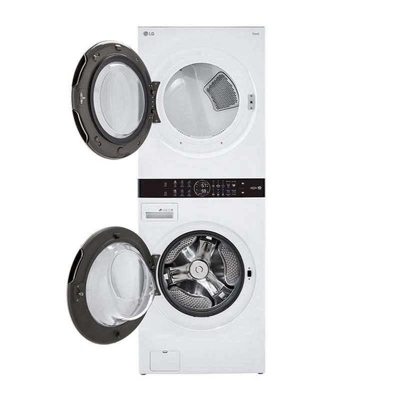 4.5 cu.ft. Washer, 7.4 cu.ft. Gas Dryer, Washtower with Center Control, Graphite