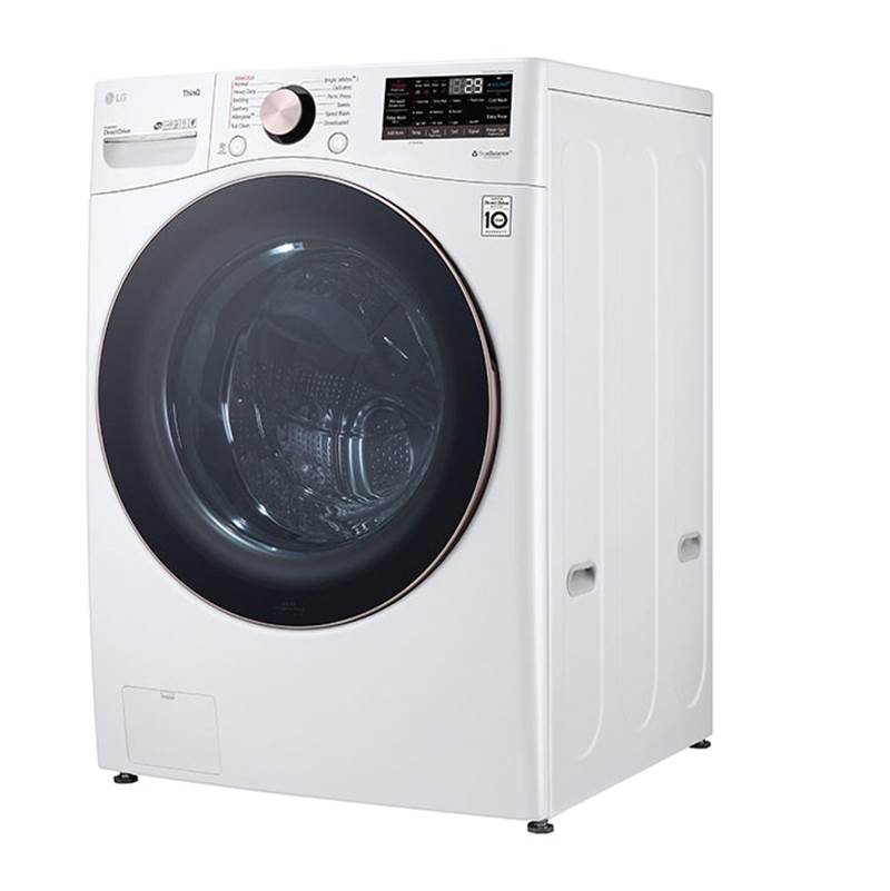 4.5 cu.ft. Ultra Large Capacity Front Load Washer with AIDD, TurboWash, Steam and Wi-Fi Connectivity, Black Steel