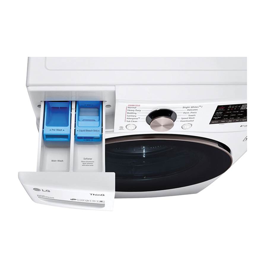 4.5 cu.ft. Ultra Large Capacity Front Load Washer with AIDD, TurboWash, Steam and Wi-Fi Connectivity, Black Steel