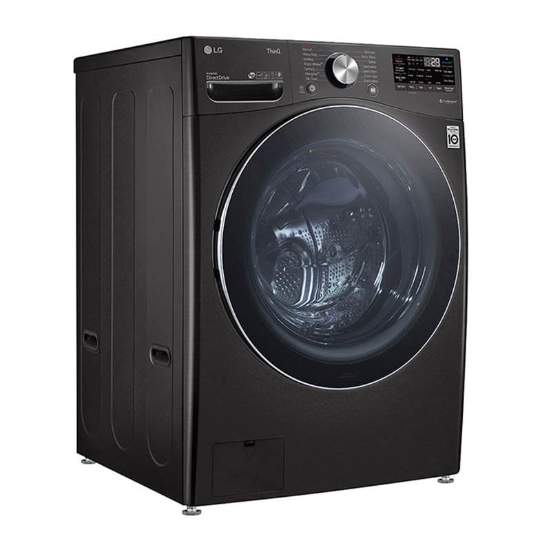 5.0 cu.ft. Ultra Large Capacity Front Load Washer with AIDD, TurboWash, Steam and Wi-Fi Connectivity, Black Steel