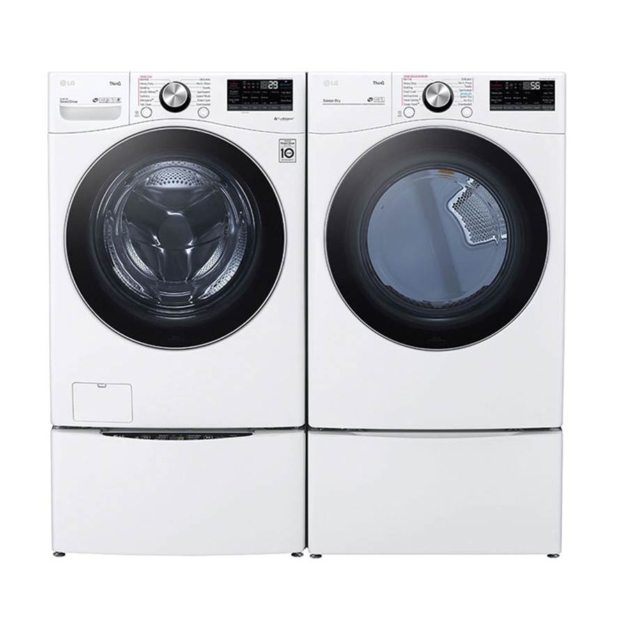 5.0 cu.ft. Ultra Large Capacity Front Load Washer with AIDD, TurboWash, Steam and Wi-Fi Connectivity, Black Steel