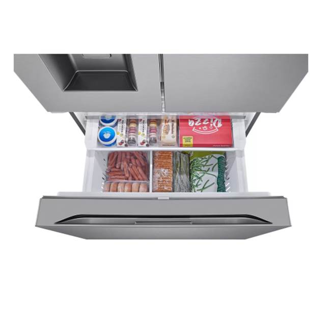 26 cu.ft. 3-Door French Door, Counter Depth, Ice & Water, 4 Kinds of Ice, Pocket Handle, PrintProof Stainless Steel