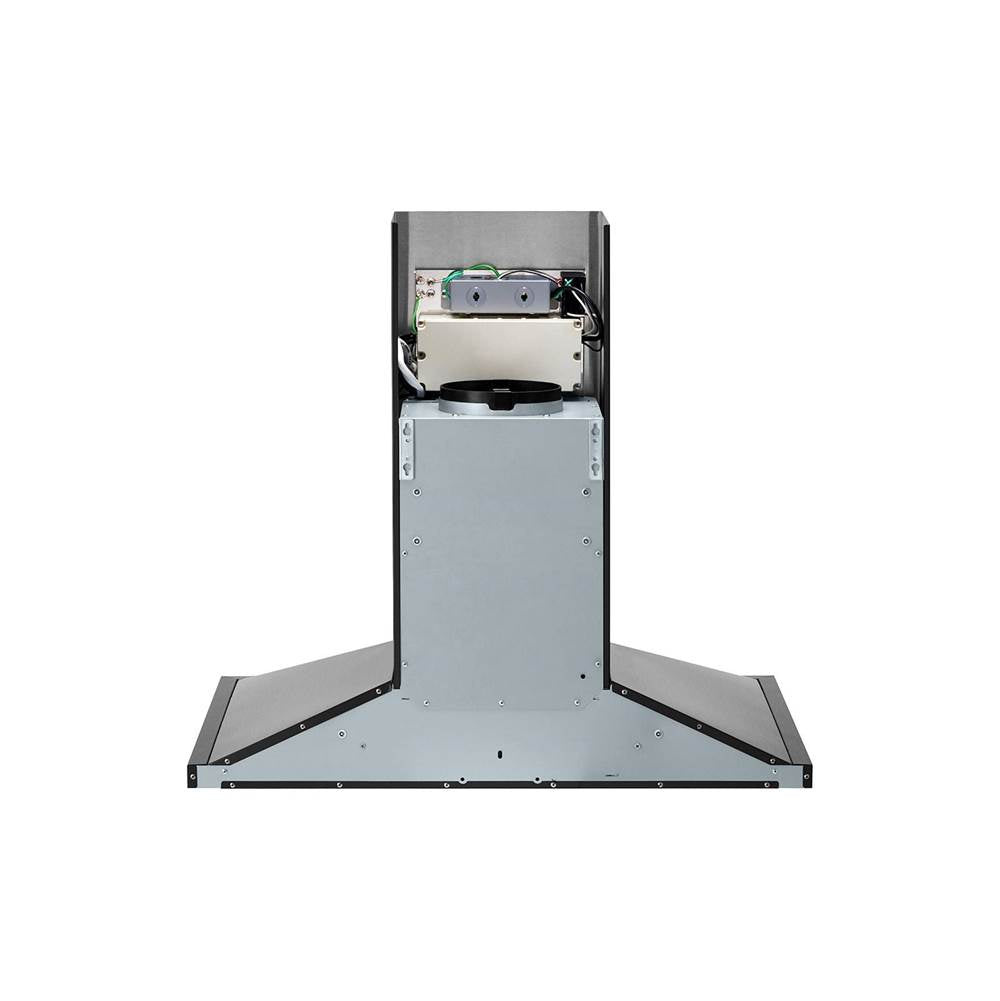 LG 30'' Wall Mount Chimney Hood, Black Stainless Steel
