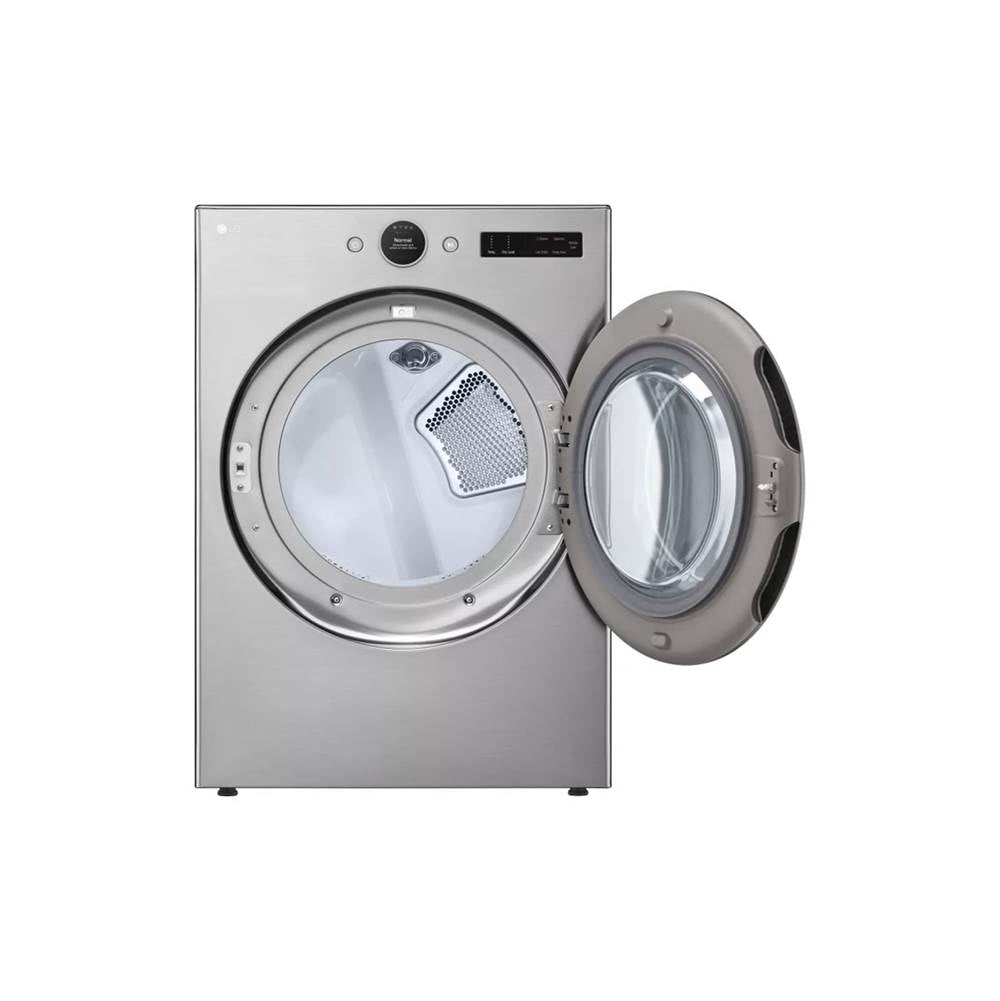 7.4 cu.ft. Ultra Large Capacity Electric Dryer with Sensor Dry, TurboSteamE Technology and Wi-Fi Connectivity, Graphite Steel