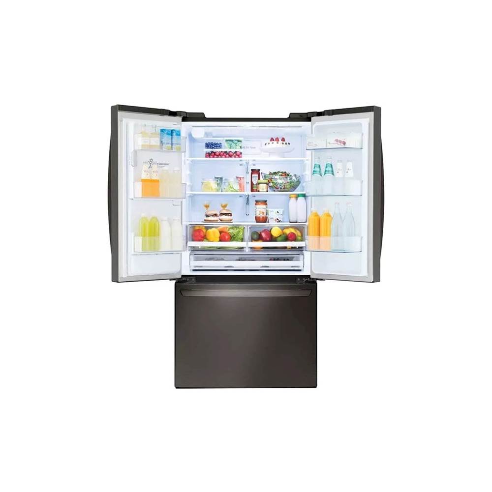 28 cu.ft 3 Door French Door, Standard Depth, Ice and Water with Single Ice, Printproof BSTS
