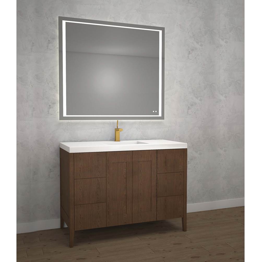 Madeli - Madeli Encore 48C'' Free Standing Vanity Brandy - No Handles - Brandy