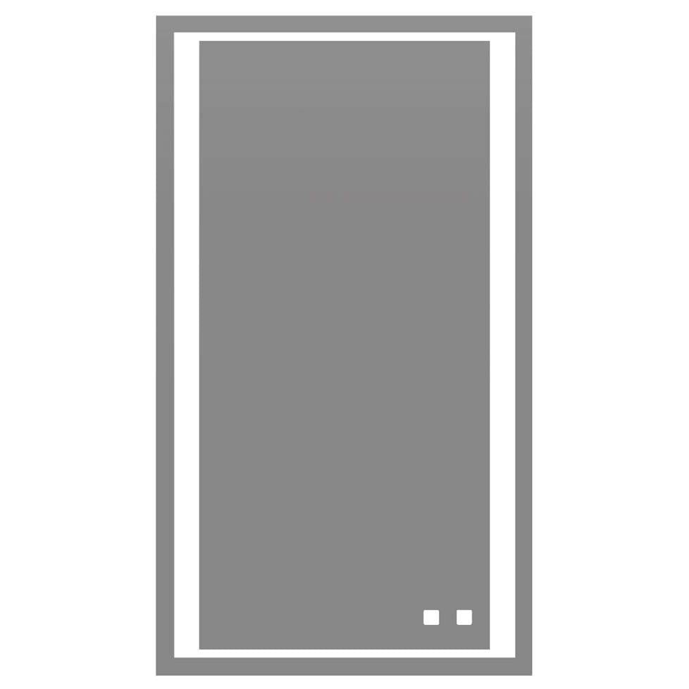 Madeli - Madeli Sanctuary Lighted Slique Mirror, 20'' x 36'' x 7/8'', Rectangular, 2700/4000K Temperature, Deffoger, Dimmable