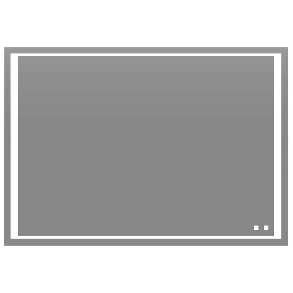 Madeli - Madeli Sanctuary Lighted Slique Mirror, 60'' x 42'' x 7/8'', Rectangular, 2700/4000K Temperature, Deffoger, Dimmable