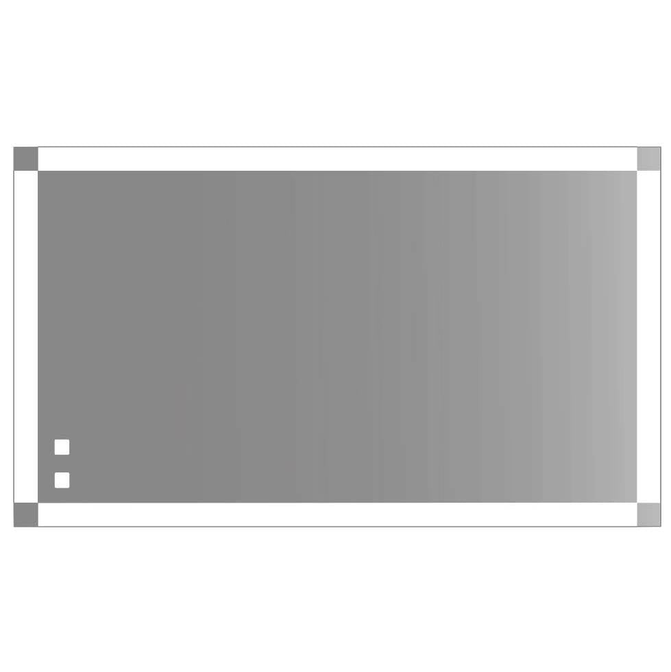 Madeli - Madeli Tranquility Lighted Slique Mirror, 24'' x 48'' x 7/8'', Rectangular, 2700/4000K Temperature, Deffoger, Dimmable