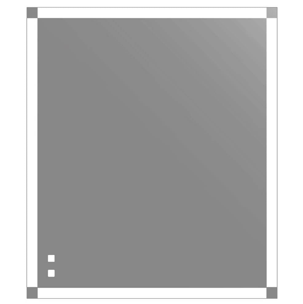 Madeli - Madeli Tranquility Lighted Slique Mirror, 48'' x 42'' x 7/8'', Rectangular, 2700/4000K Temperature, Deffoger, Dimmable